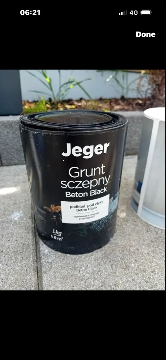 Black concrete