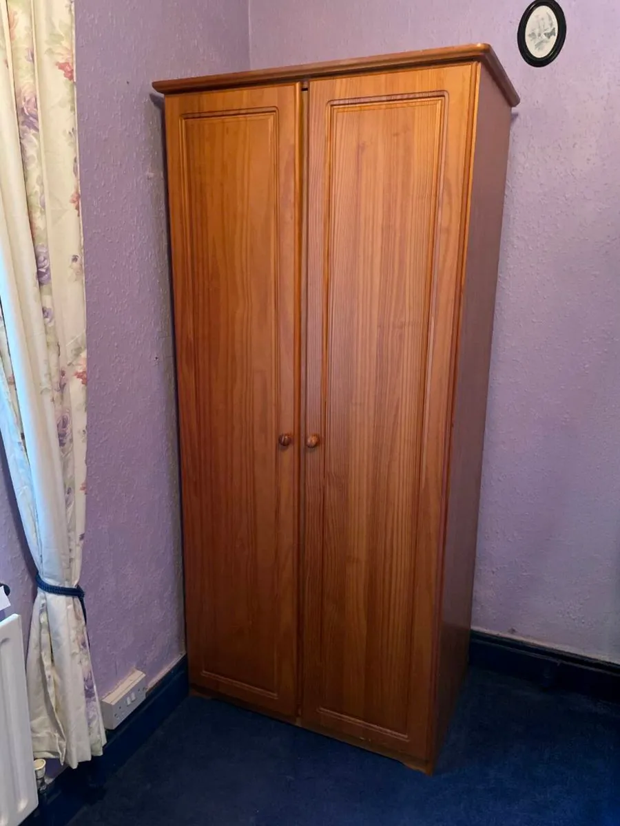 Solid Pine Wardrobe – Excellent Condition - Image 1