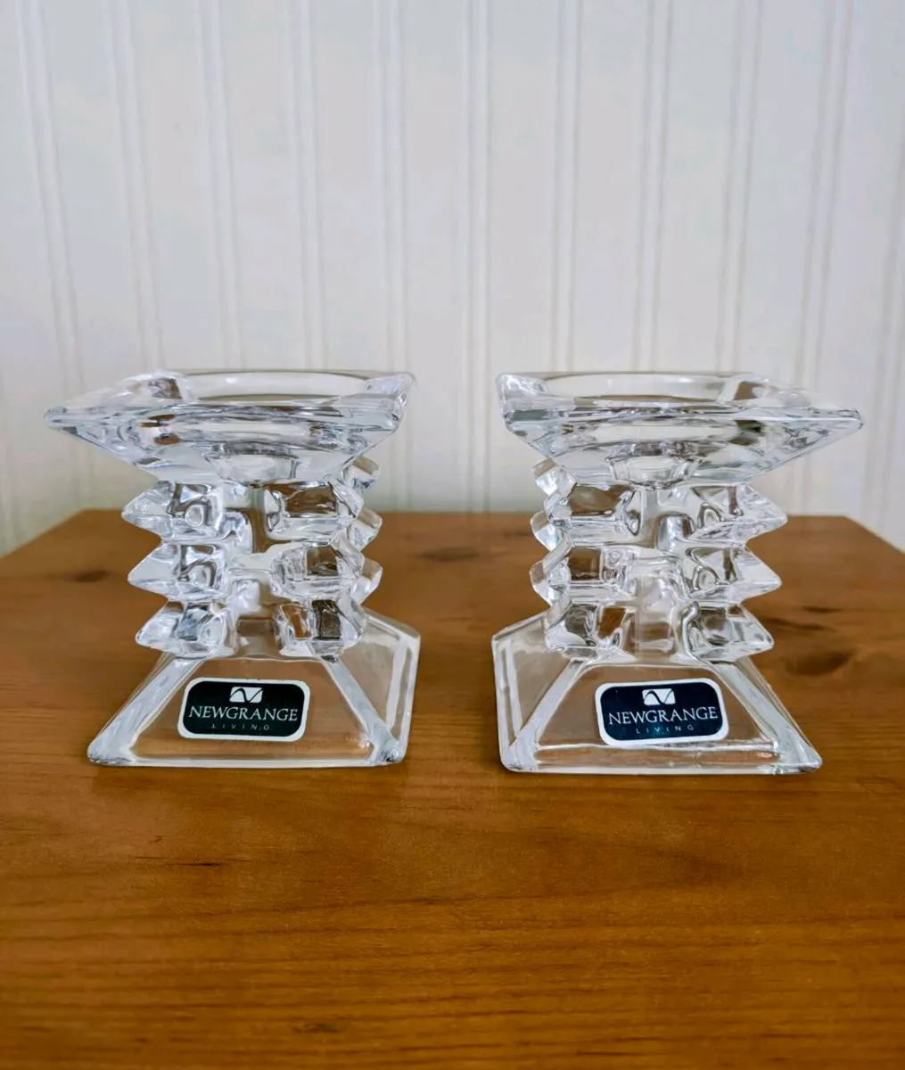 Newgrange Living Crystal Candle Holders x4 - Image 3