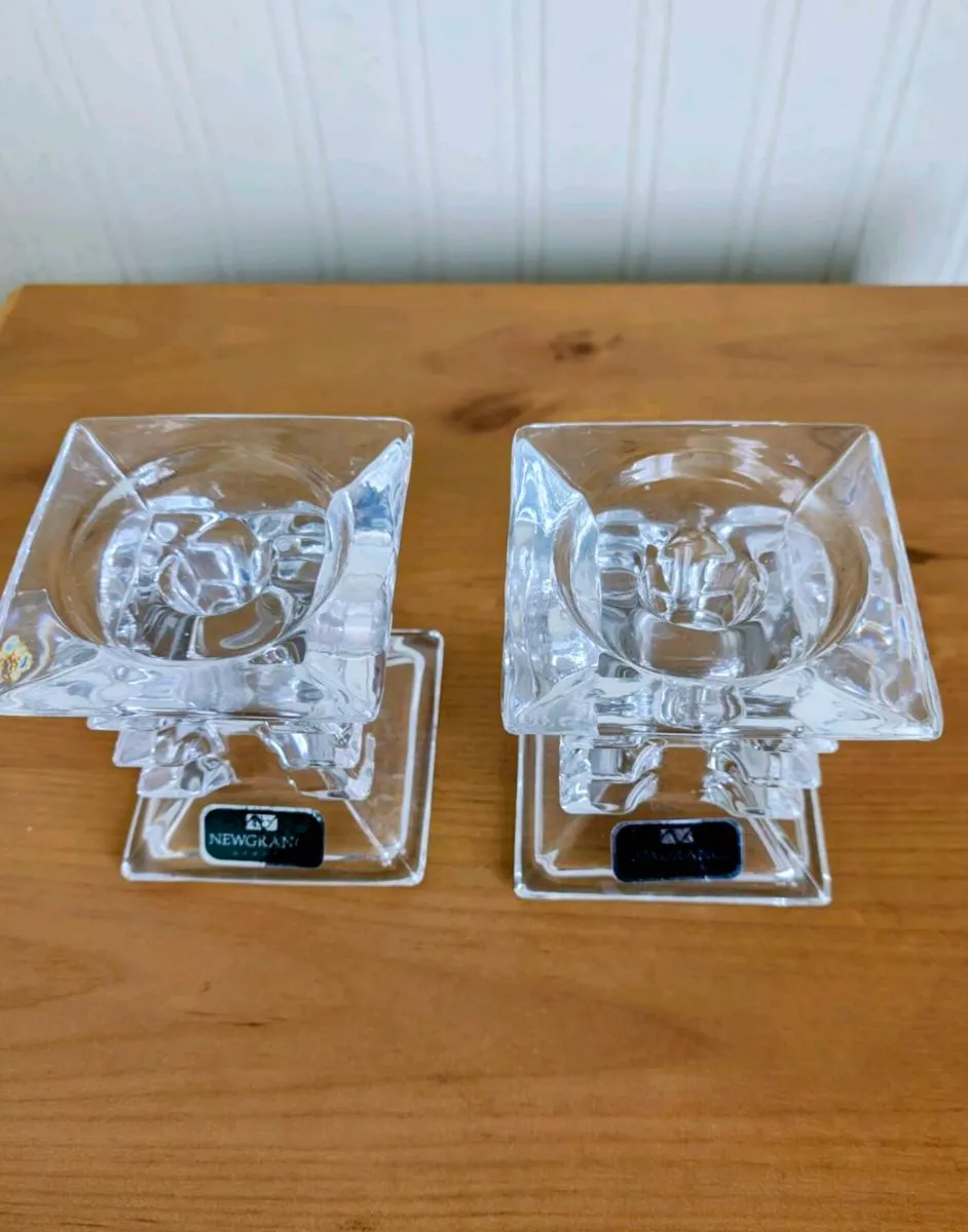 Newgrange Living Crystal Candle Holders x4 - Image 2