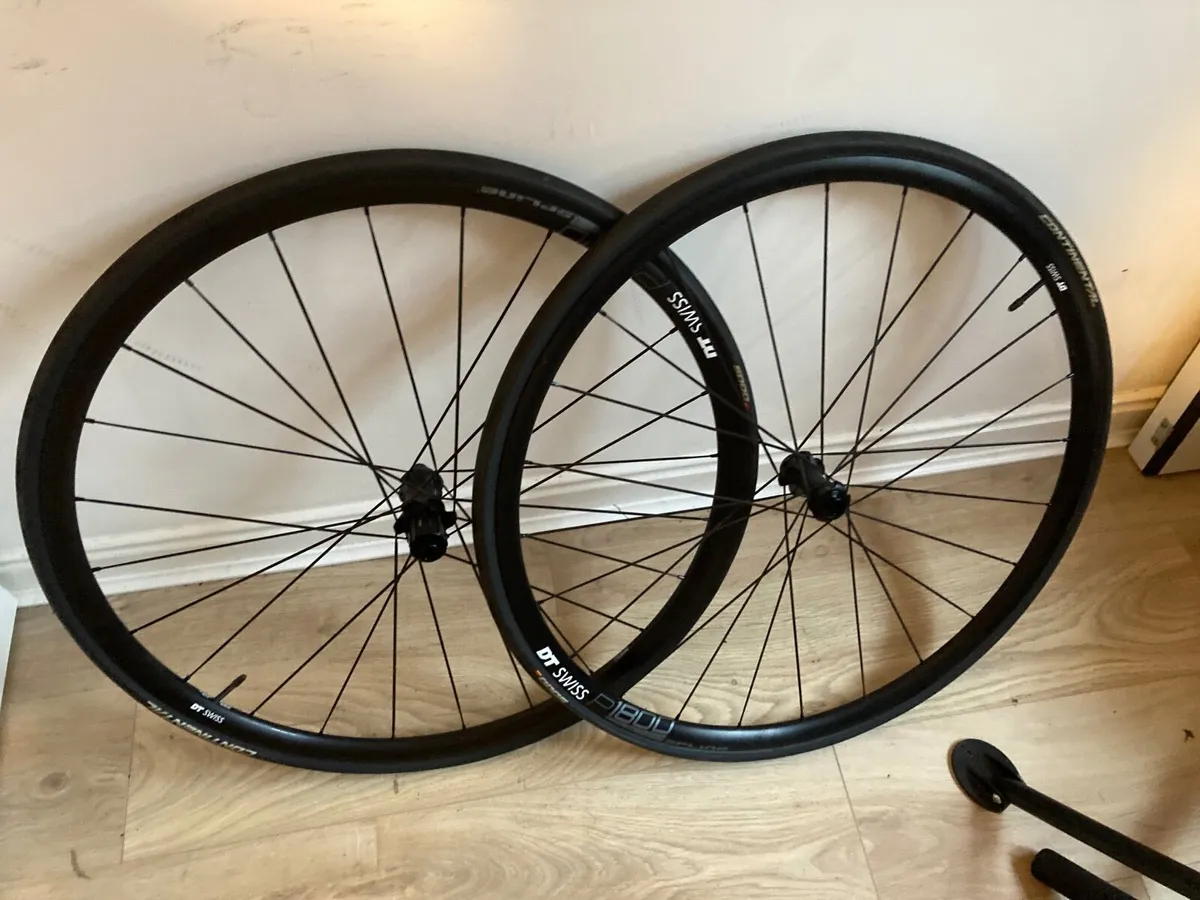 DT Swiss P1800 and GP5000 bike wheelset - Image 1