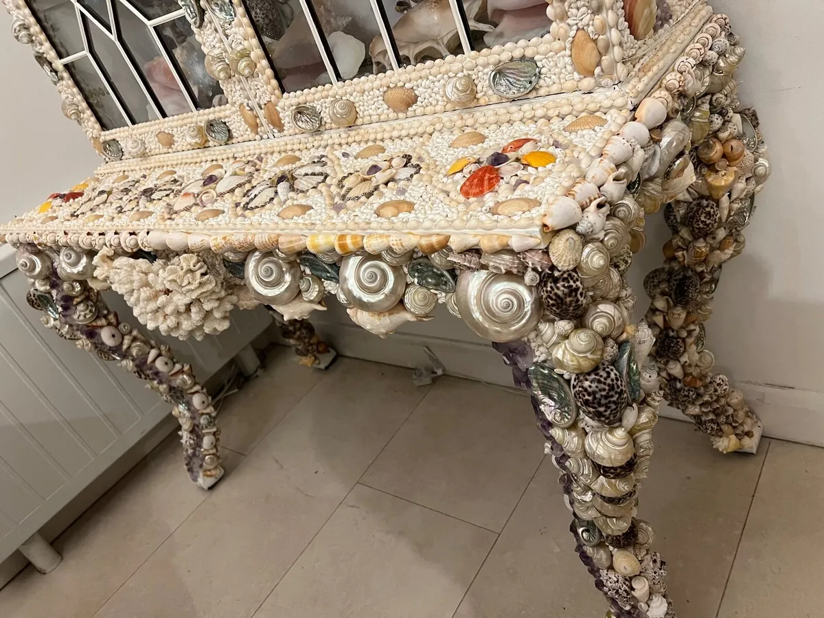Antique seashells cabinet - Image 3