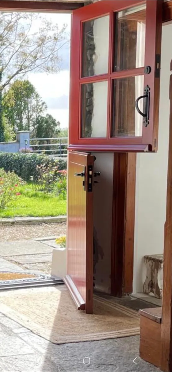 Irish Made Solid Hardwood Cottage Half Doors - Image 3