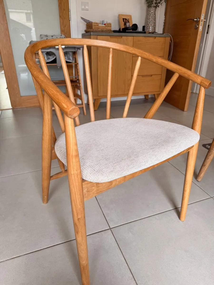 4 x Jysk Lyksborg Dining Chairs - Image 2