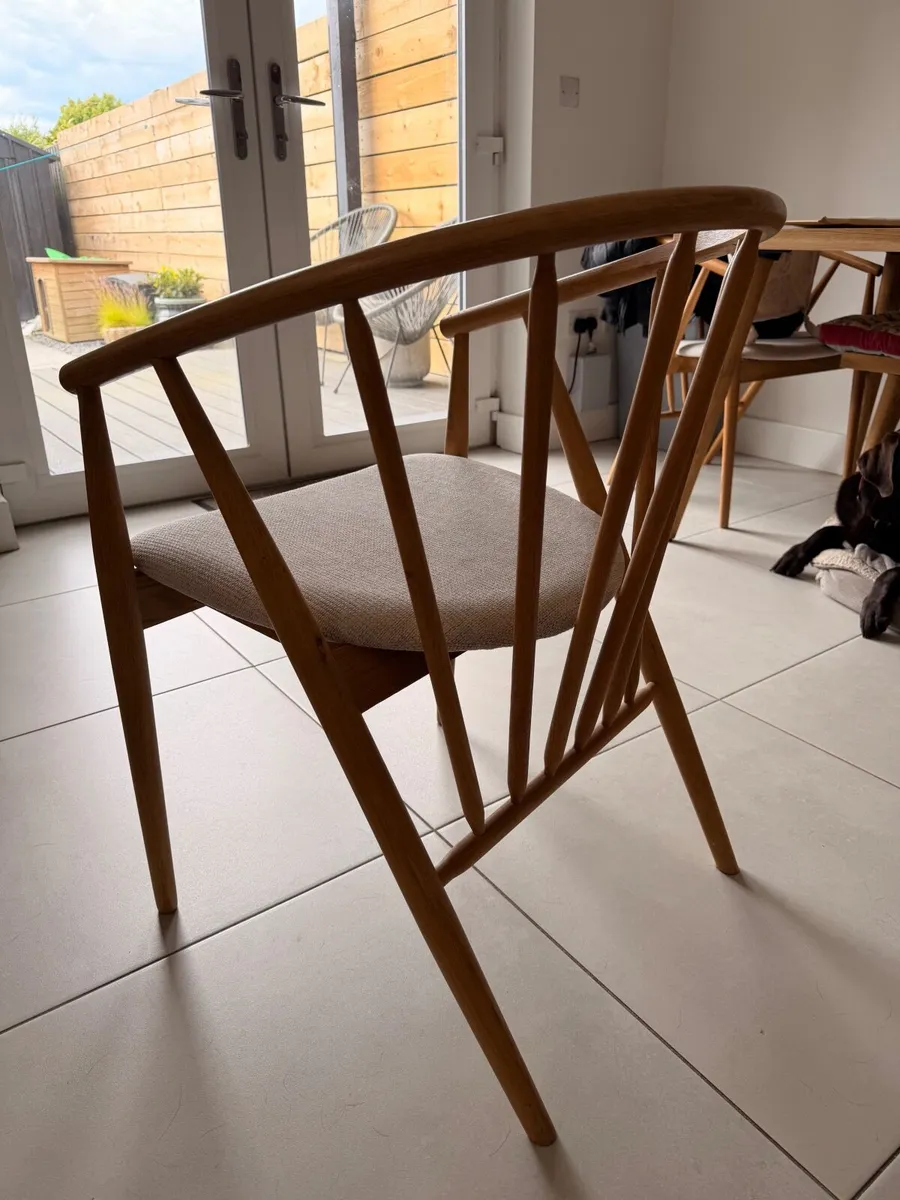 4 x Jysk Lyksborg Dining Chairs - Image 3