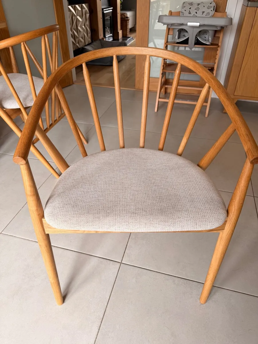 4 x Jysk Lyksborg Dining Chairs - Image 4