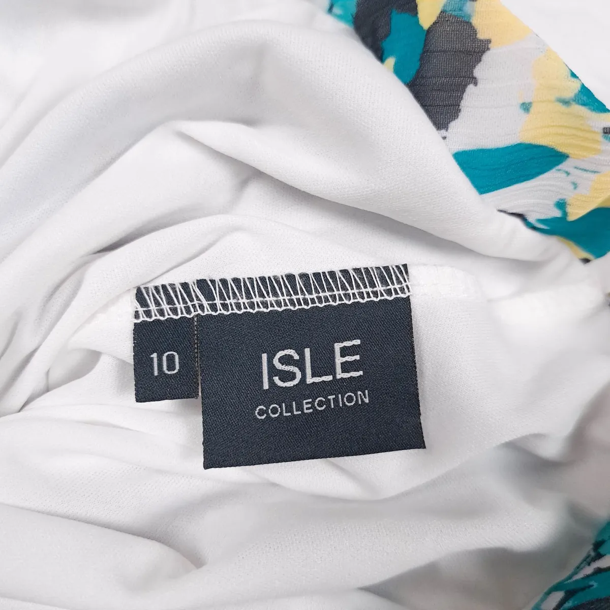Isle Collection Blue Floral Midi Skirt 10UK/38EU - Image 2