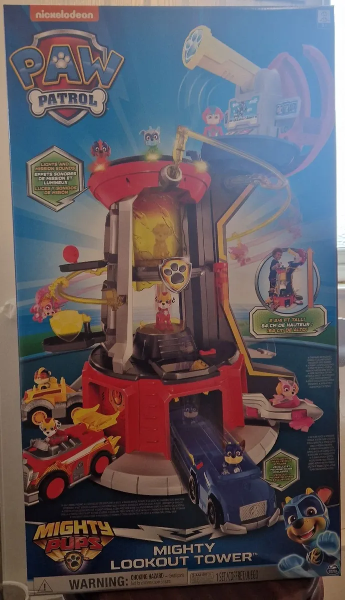 Paw Patrol Mighty Pups Look-Out Tower - New in box - Image 1