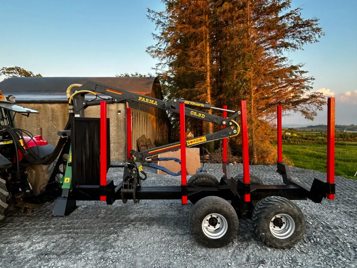 Forestry trailer/Log trailer - Image 1