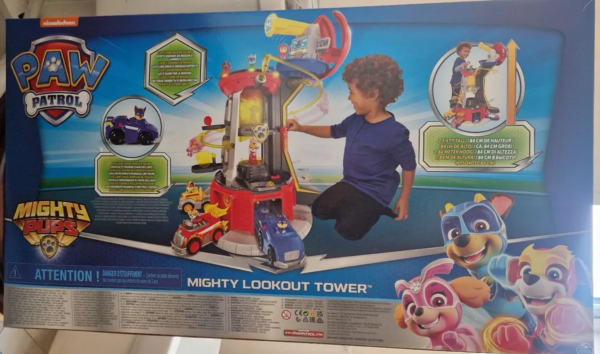 Paw Patrol Mighty Pups Look-Out Tower - New in box - Image 4