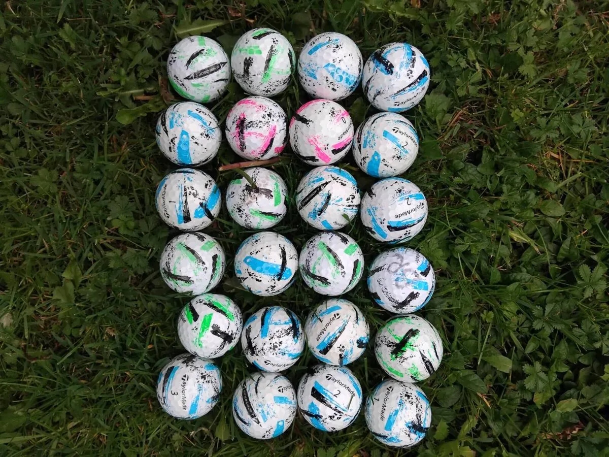 24 speed soft ink golf balls