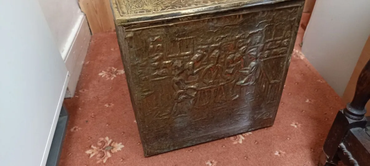 Brass Coal Box - Image 1