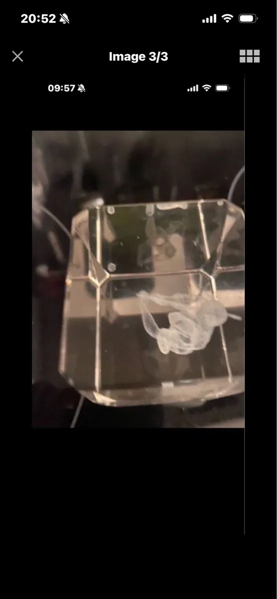 3D Enscribed Glass Golfer Display - Image 3