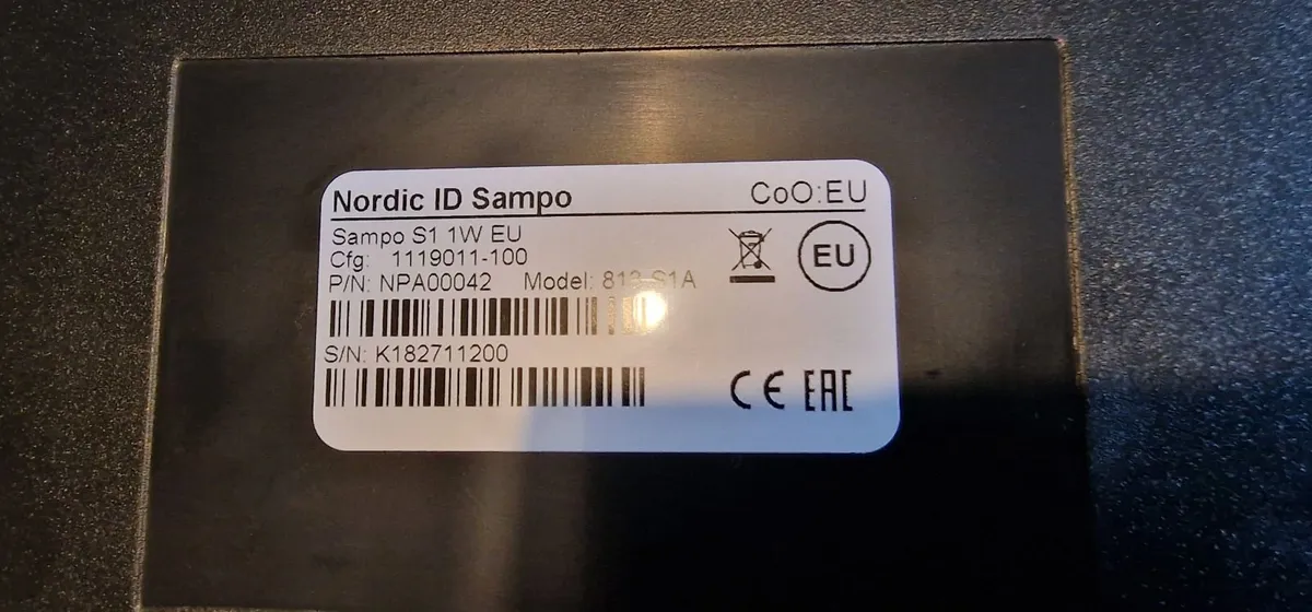 ​Nordic ID Sampo S1 UHF RFID Reader - 1W High Perf - Image 2