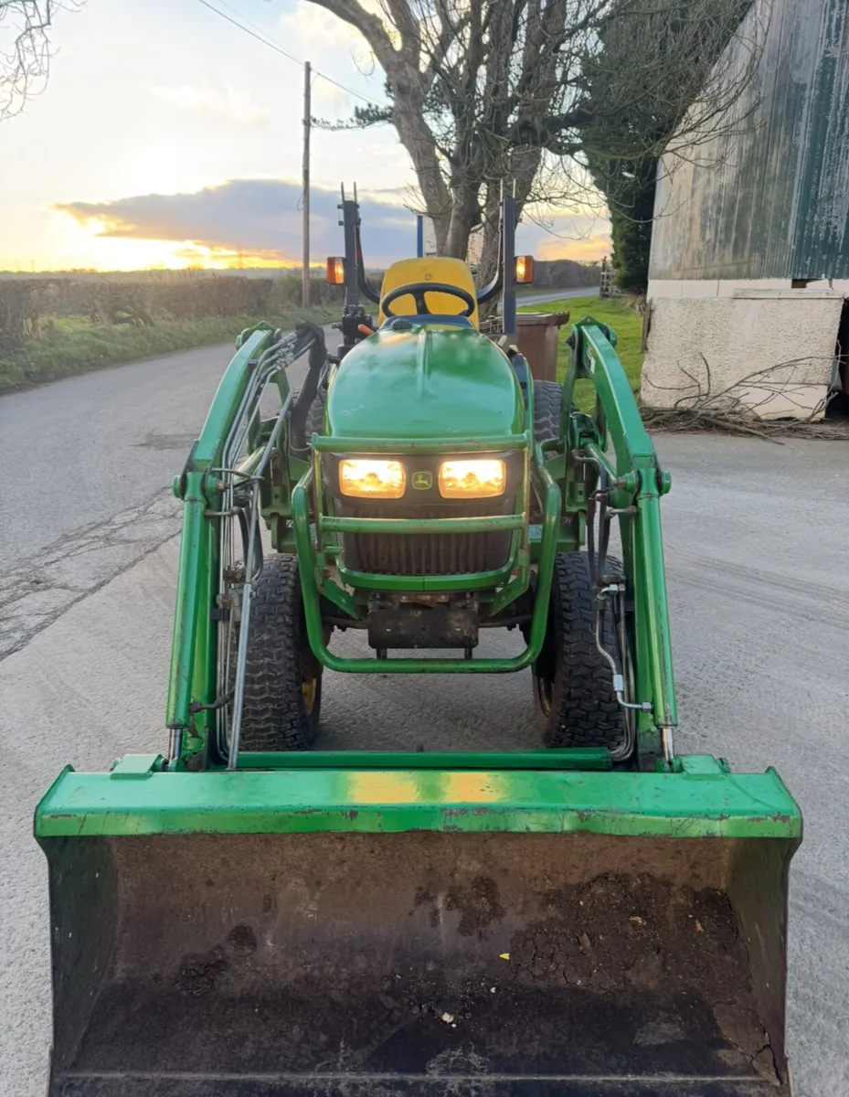 John Deere Compact Tractor with Front Loader - Image 2