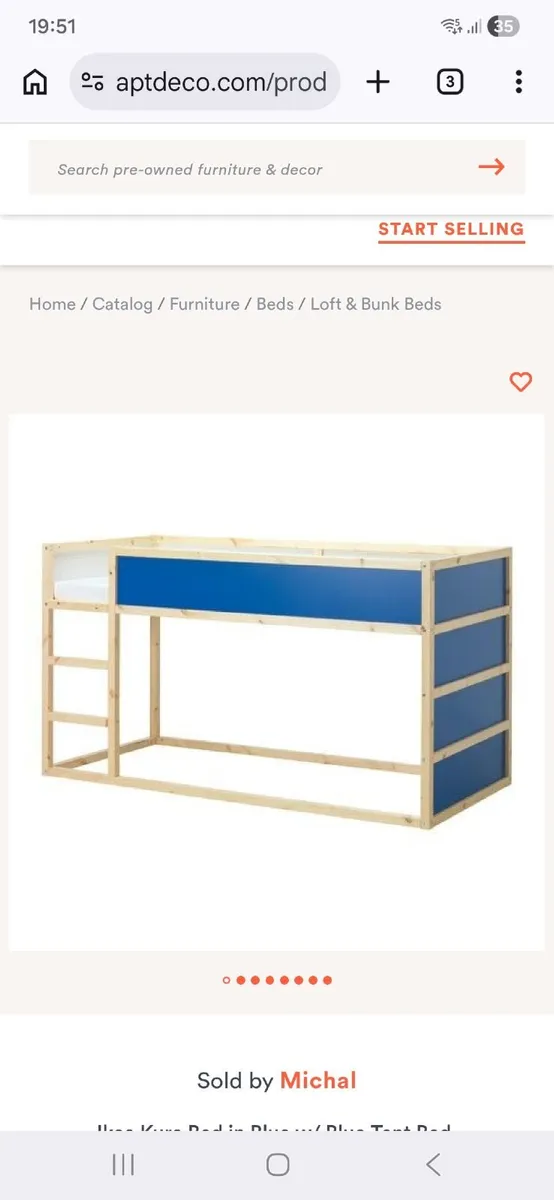 Reversible bunk style bed - Image 2