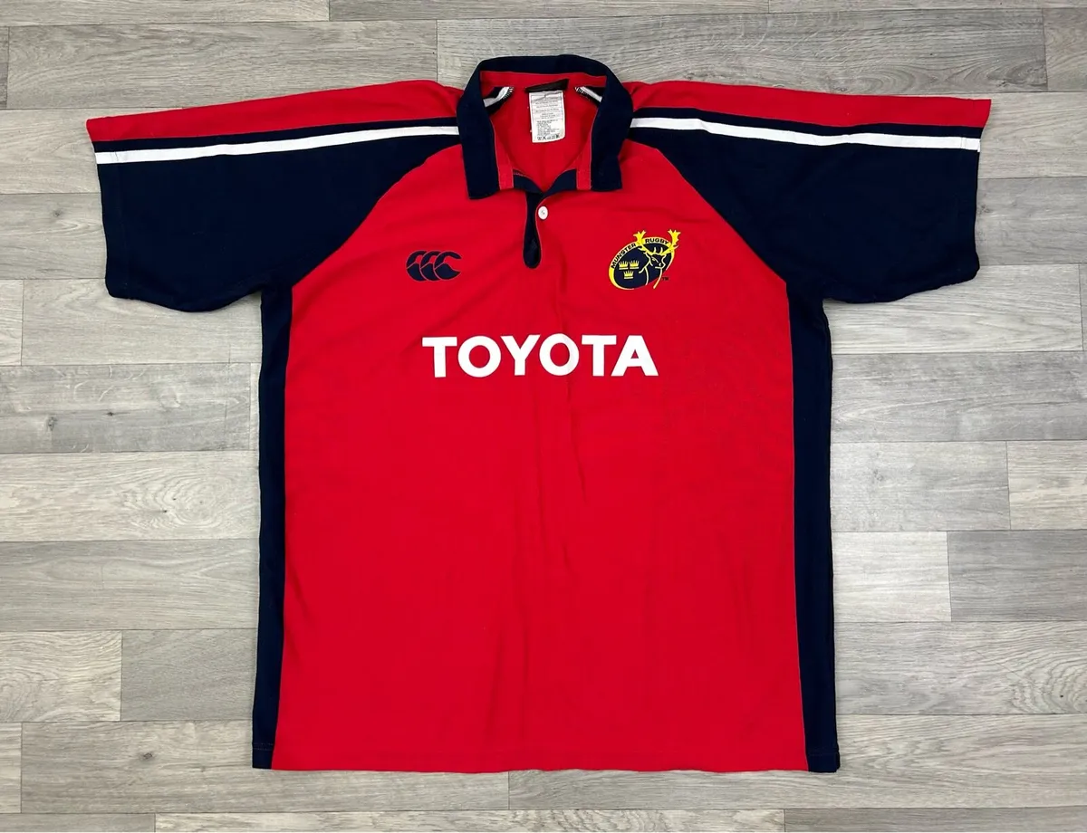 Vintage 2004 Canterbury Munster Rugby Jersey Shirt - Image 1