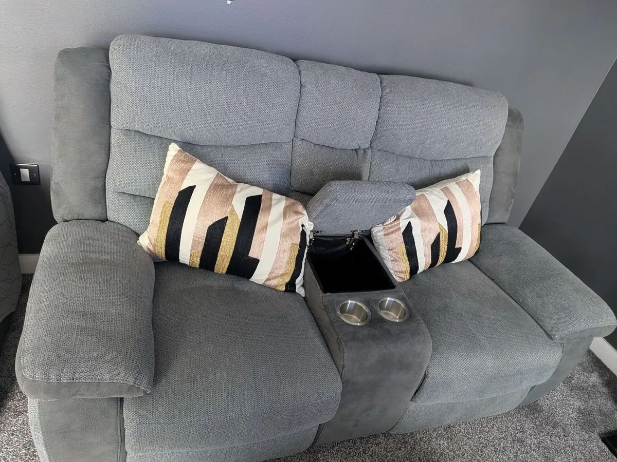2 seater recliner Sofa - Image 1