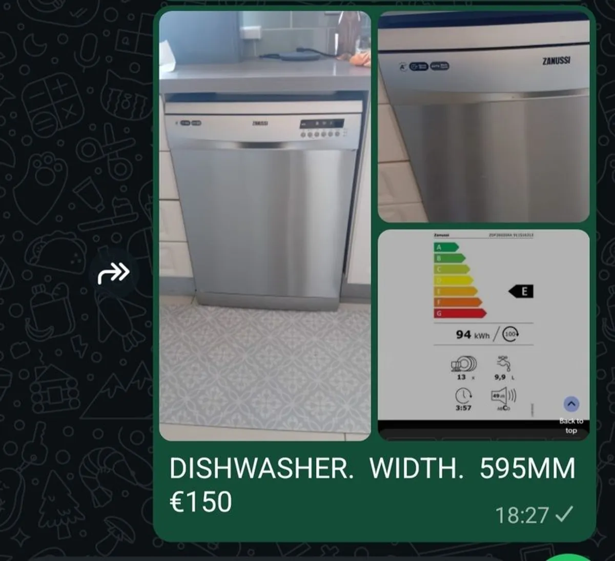 Zanussi Dishwasher - Image 1