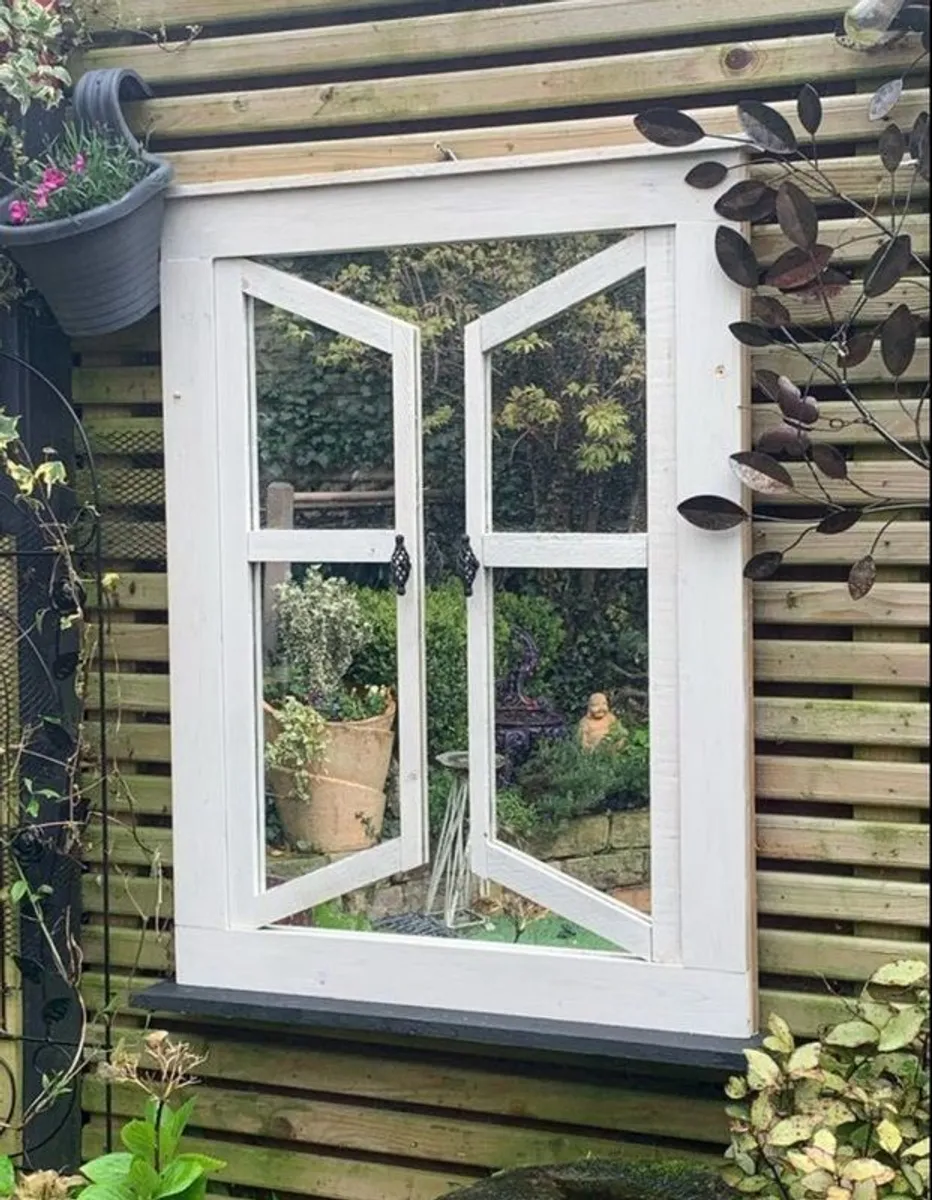 garden mirror window