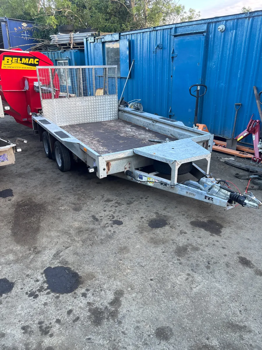 Ifor Williams 10ft plant trailer - Image 1