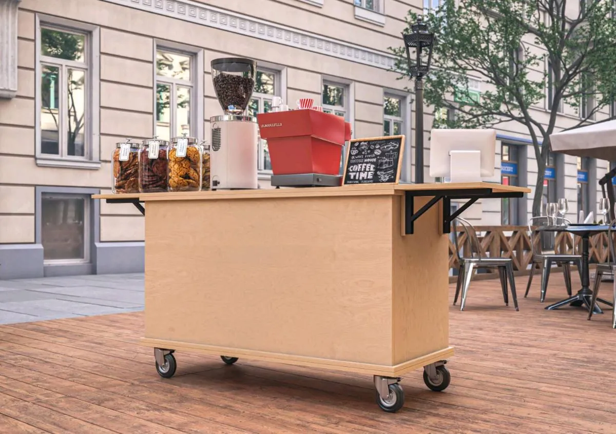☕ COLLAPSIBLE COFFEE CARTS - Image 1
