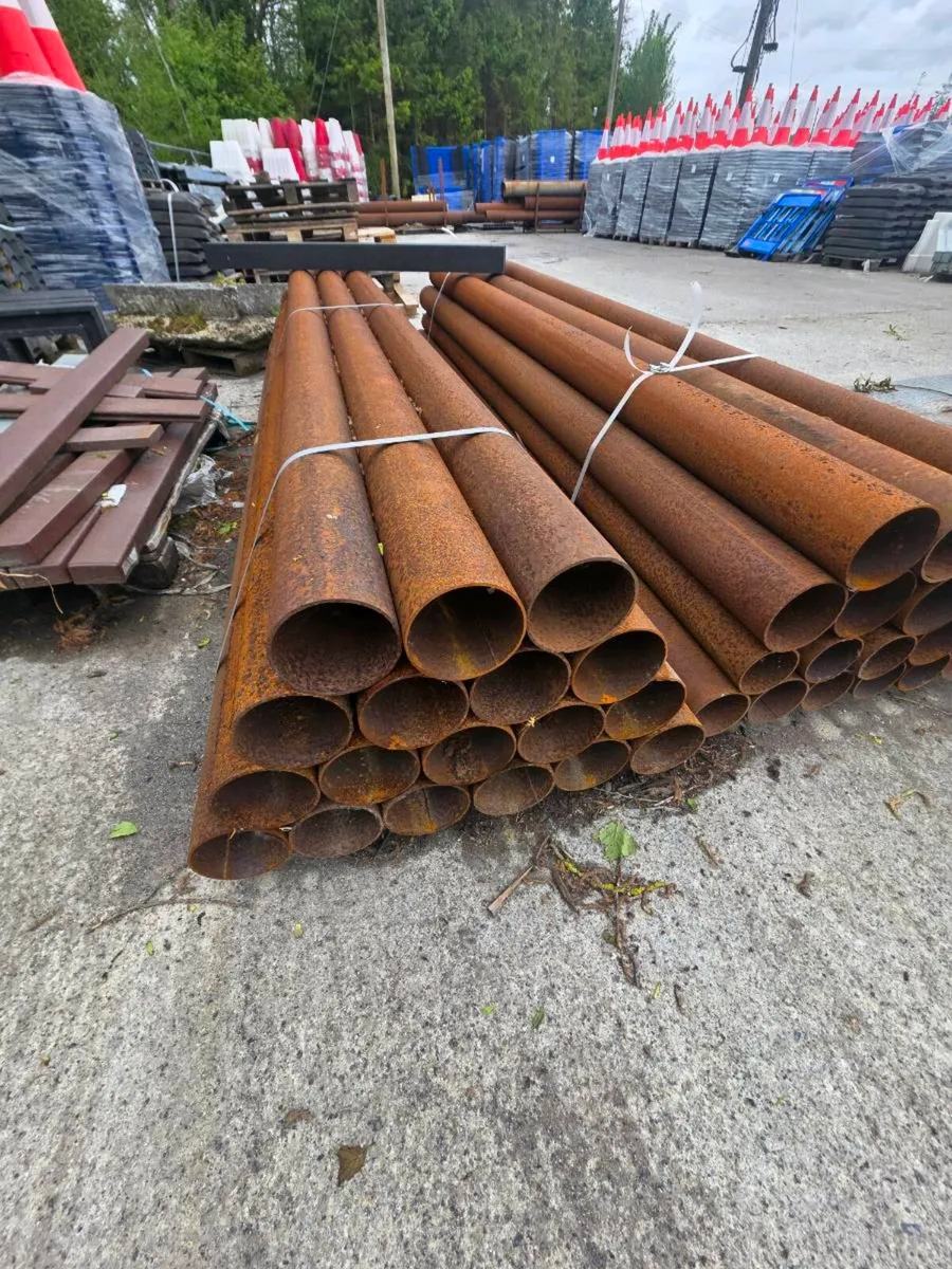 10ft steel poles - Image 1