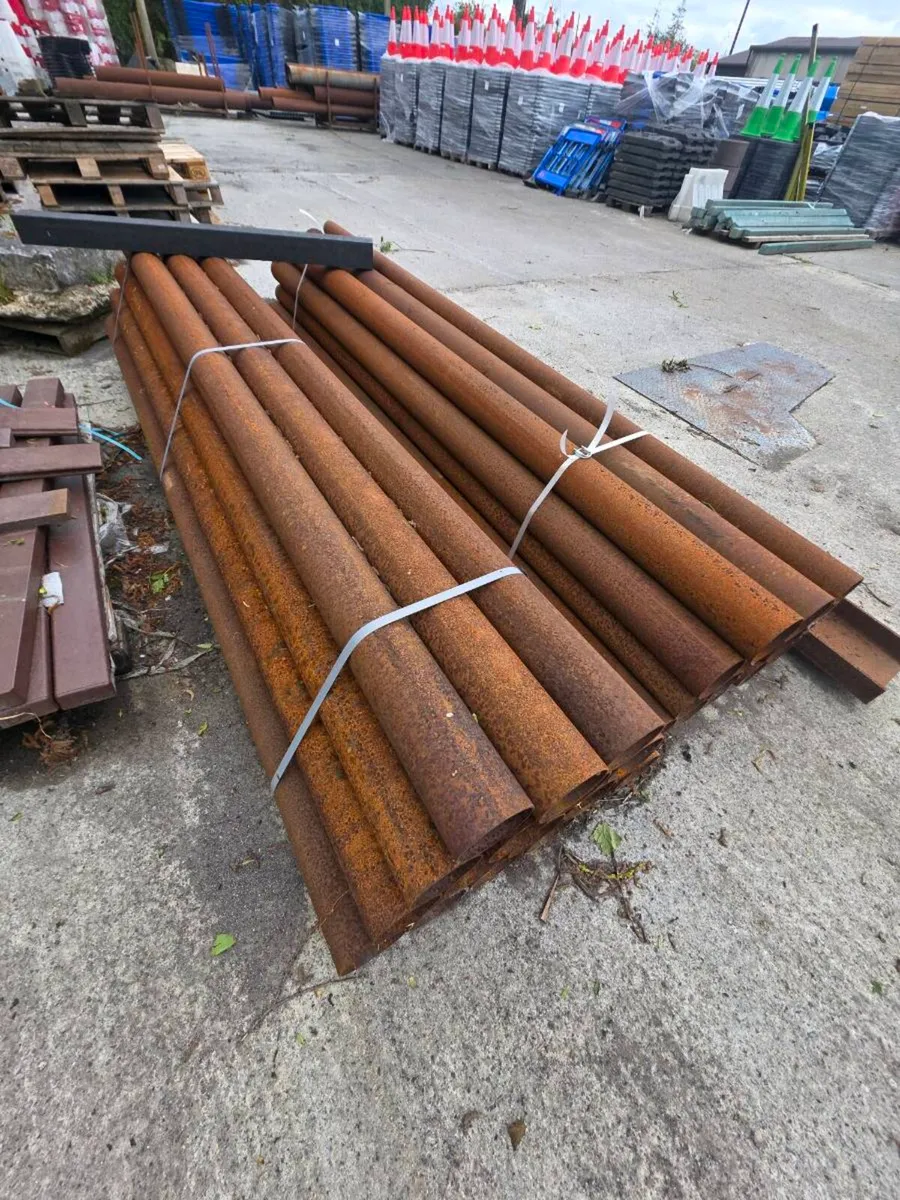 10ft steel poles - Image 2