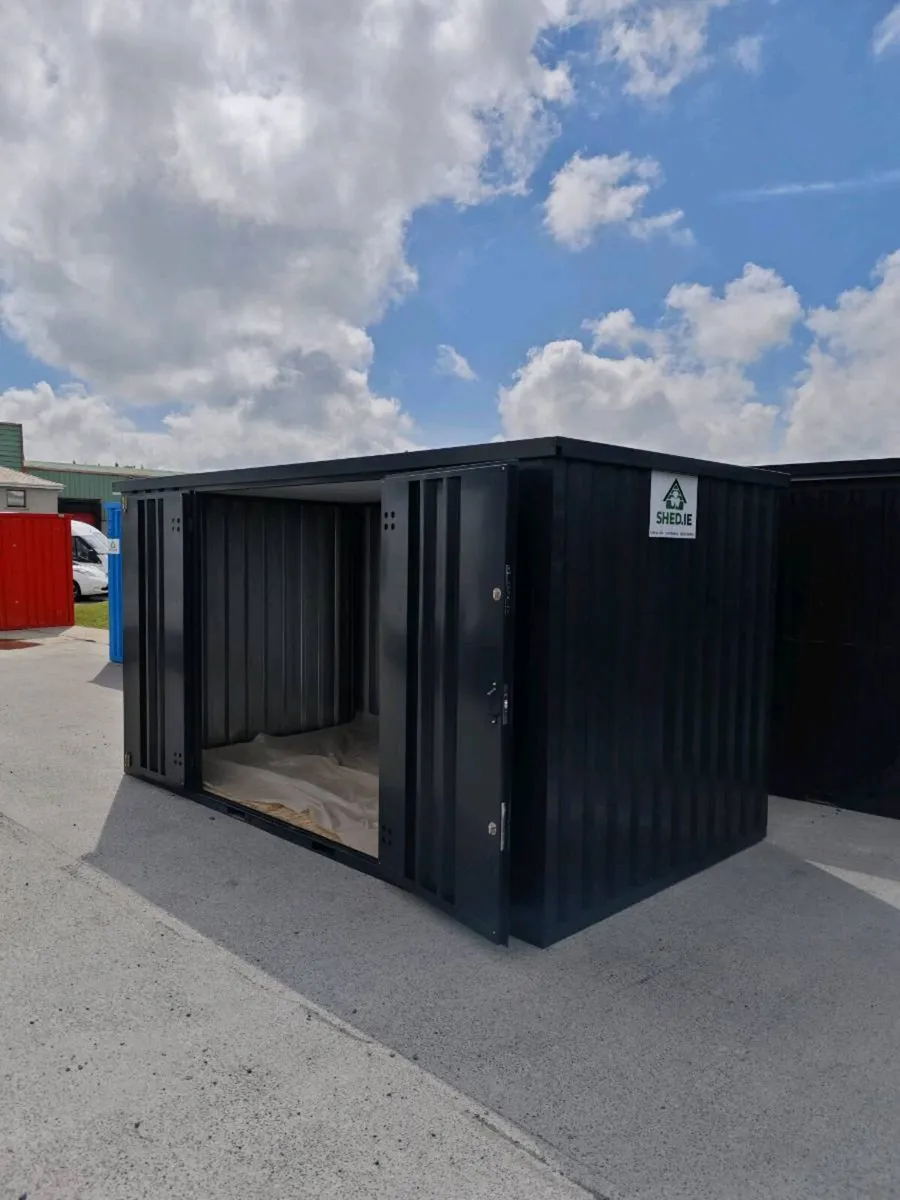 Steel CUBE shed, practical storage, flatpack - Image 2