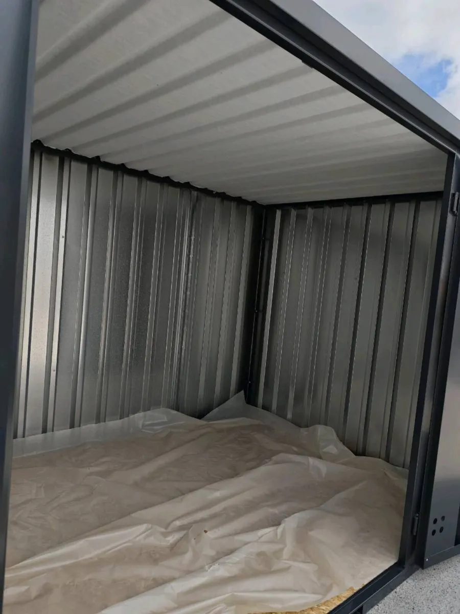 Steel CUBE shed, practical storage, flatpack - Image 4