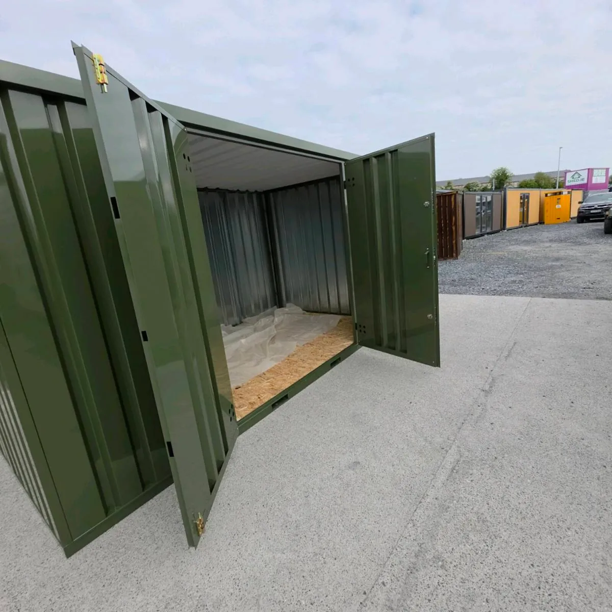 Steel CUBE shed,practical storage, flatpack - Image 3