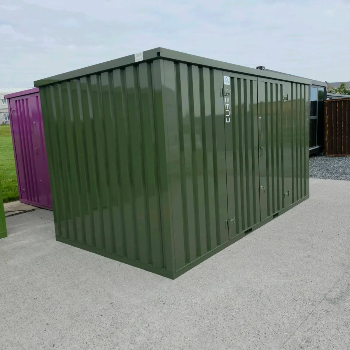 Steel CUBE shed,practical storage, flatpack - Image 2
