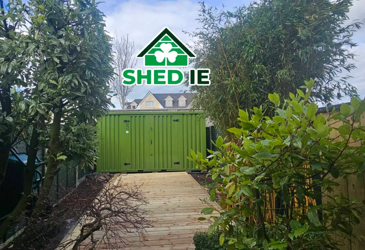 Steel CUBE shed, practical storage, flatpack - Image 1