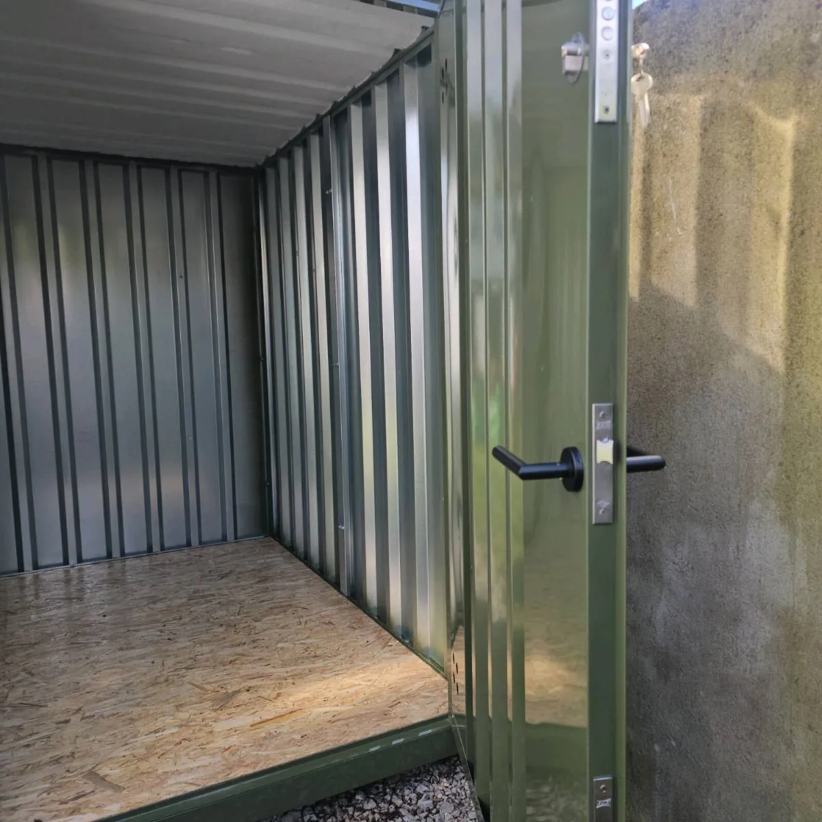 4x7.5 ft heavy duty steel CUBE sheds - Image 4