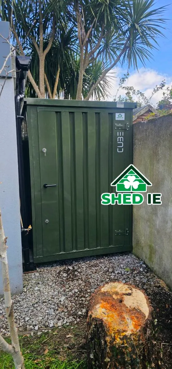 4x7.5 ft heavy duty steel CUBE sheds - Image 2
