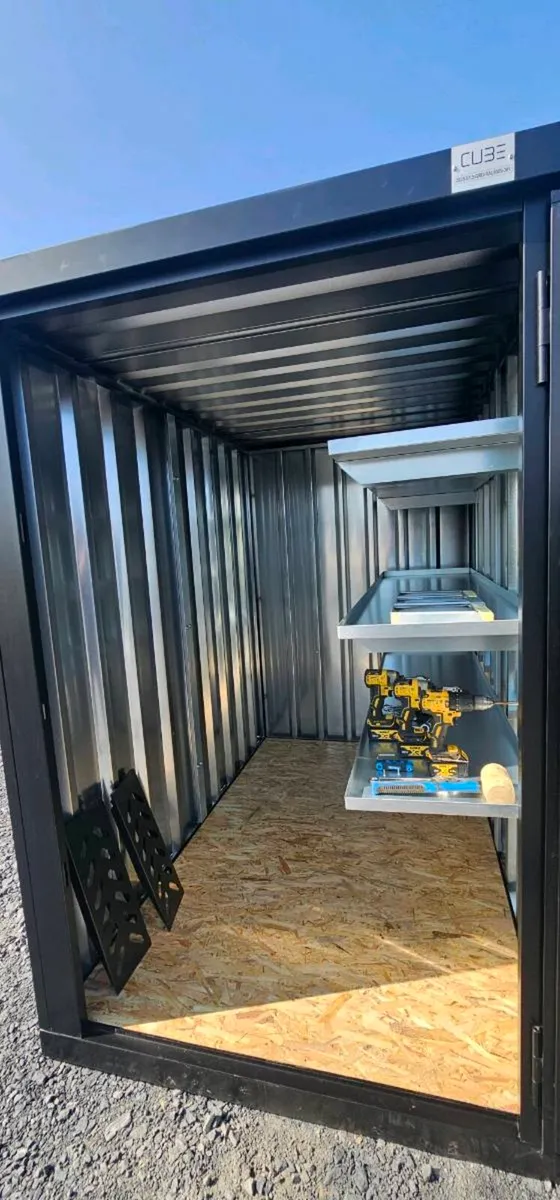 4x7.5 steel CUBE sheds, practical storage - Image 2