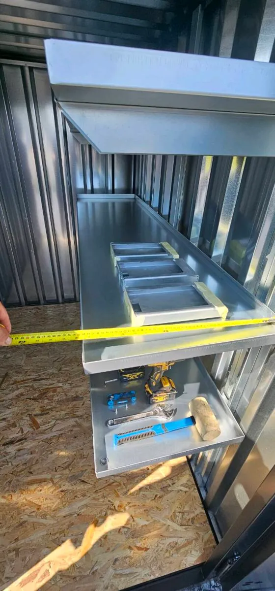 4x7.5 steel CUBE sheds, practical storage - Image 3