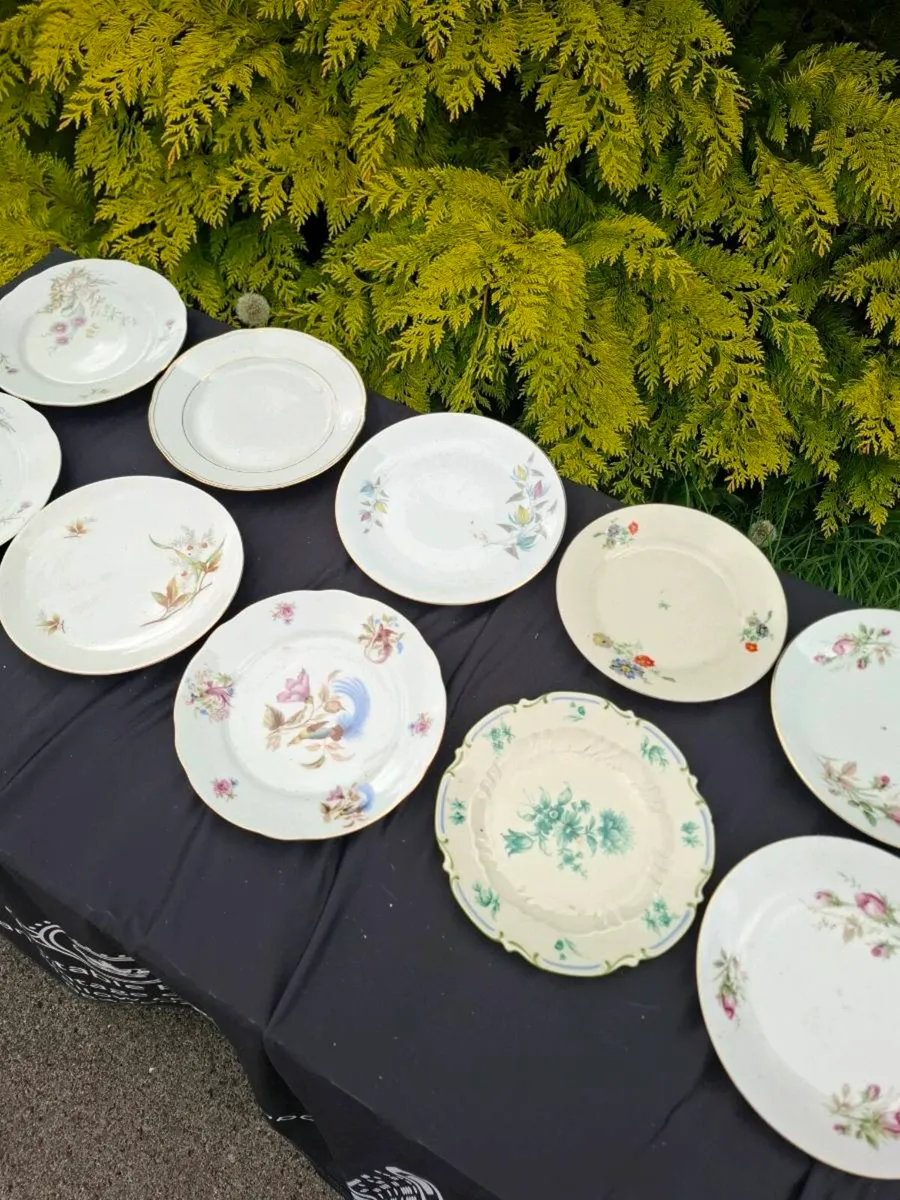 10 vintage china sides plates - Image 2