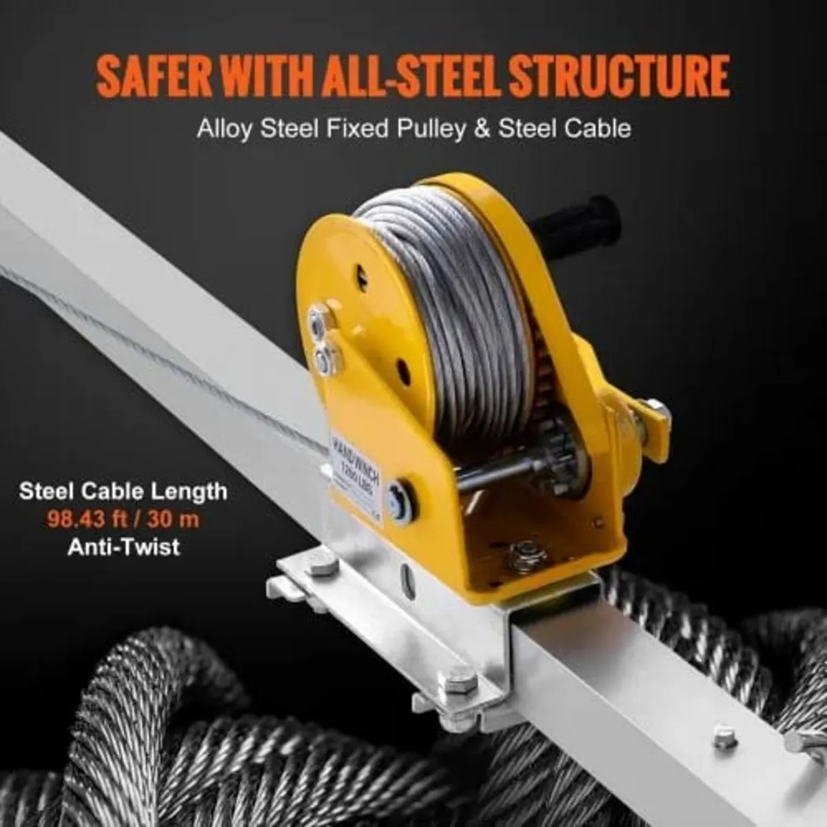 Confined Space Tripod Kit, 816.4 kg Winch, Confine - Image 4