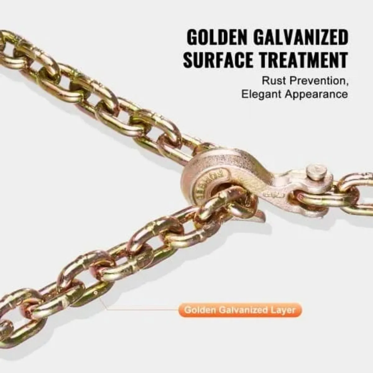 Binder Chain G80 Tie Down Tow Chain with Hooks 9.5 - Image 3
