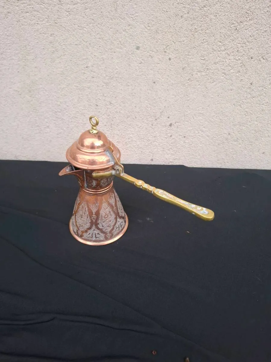 Copper coffee pot postage possible - Image 1