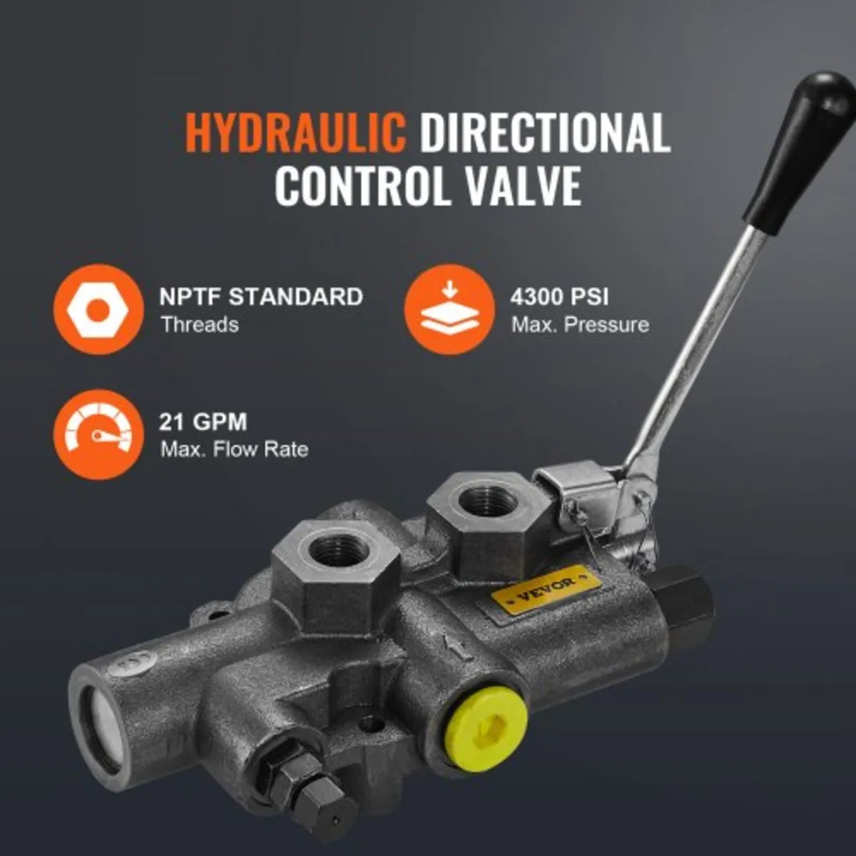 Hydraulic Wood Log Splitter Pump Kit, 60.6 L/min, - Image 3