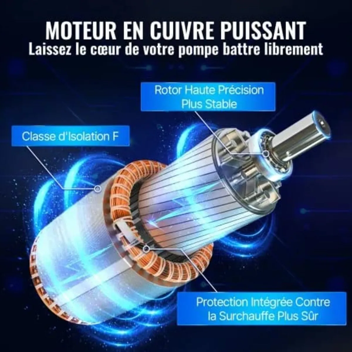 Deep Well Submersible Pump, 550W 230V/50Hz, 35L/mi - Image 3