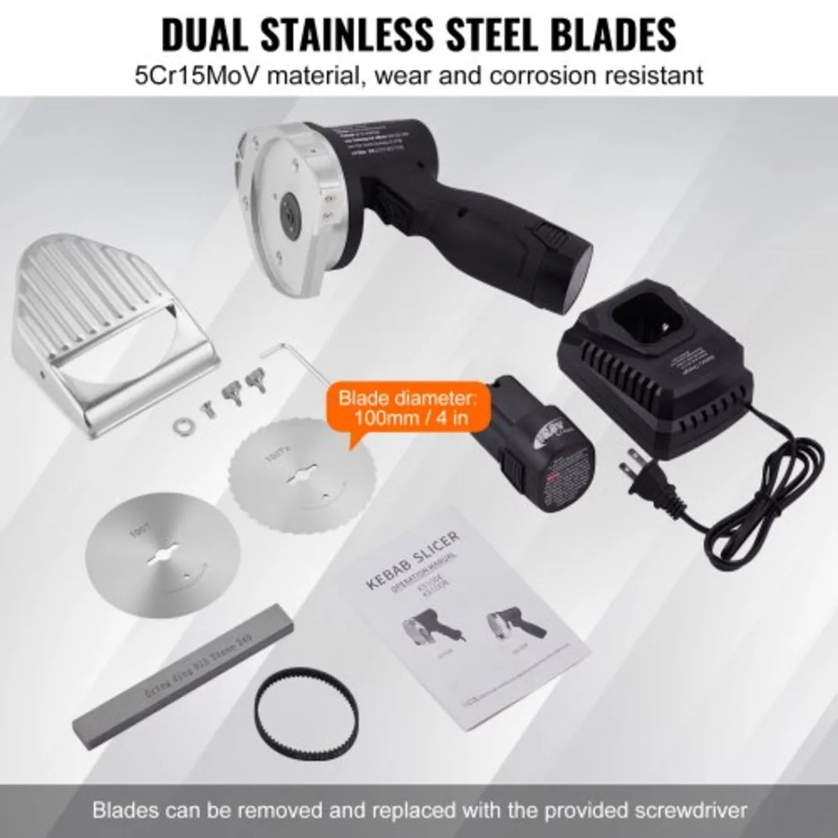 Shawarma Knife, 80W Cordless Battery Professional - Image 4