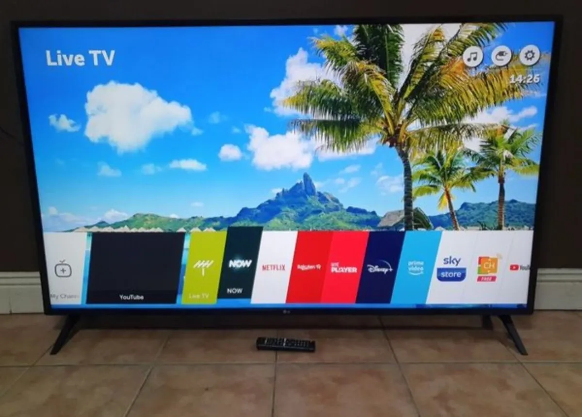 65'' LG 4K Ultra HD Freeview HD Smart HDR LED TV. - Image 1