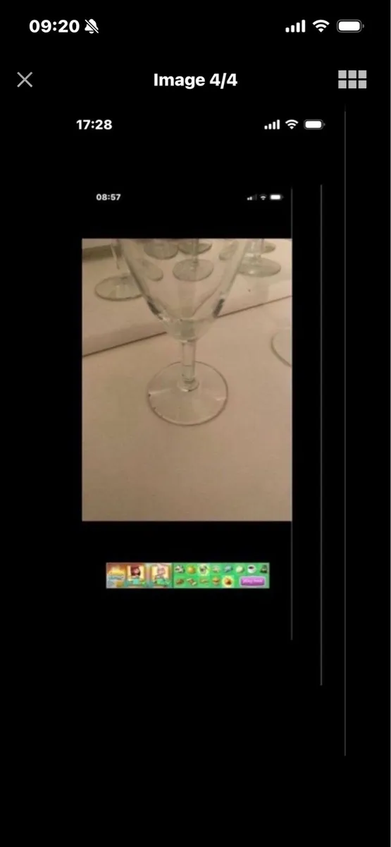 Rare Set of Babycham Footed Glasses (8) - Image 4