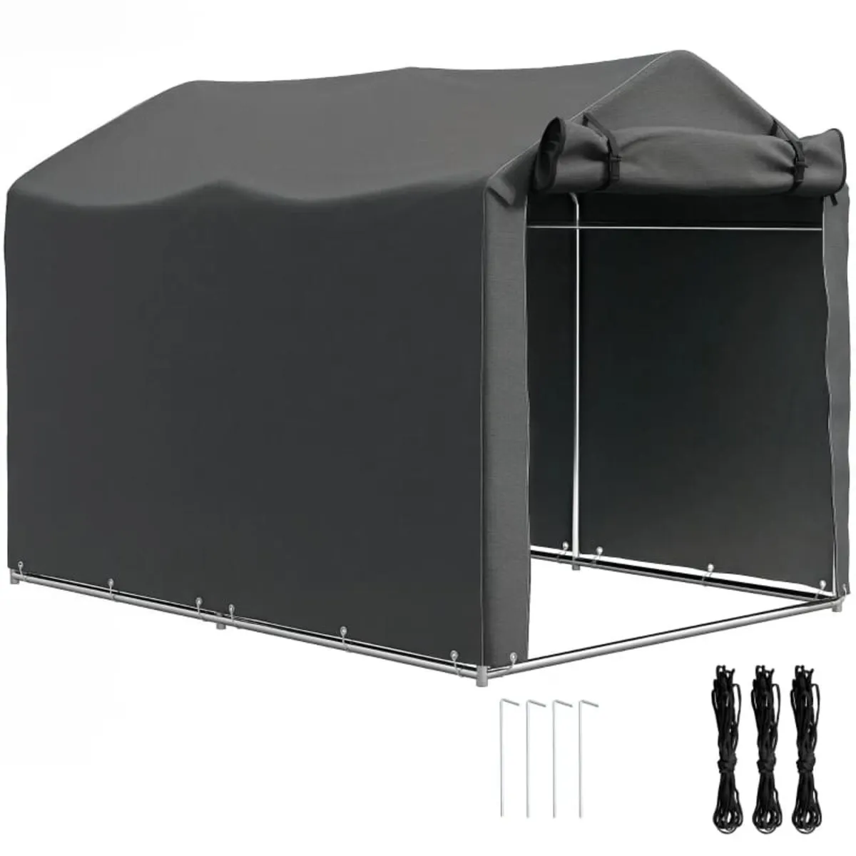 Garage tent 2.2 x 1.6 m Waterproof storage tent wi - Image 4