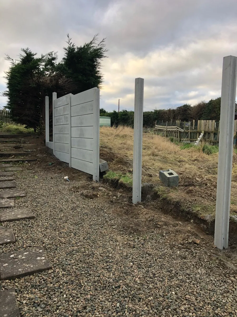 Concret fence posts.  Supply and install - Image 2
