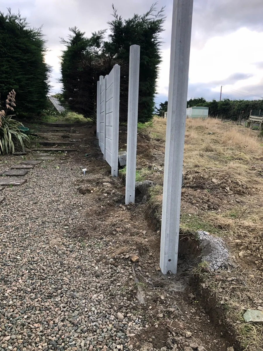 Concret fence posts.  Supply and install - Image 3