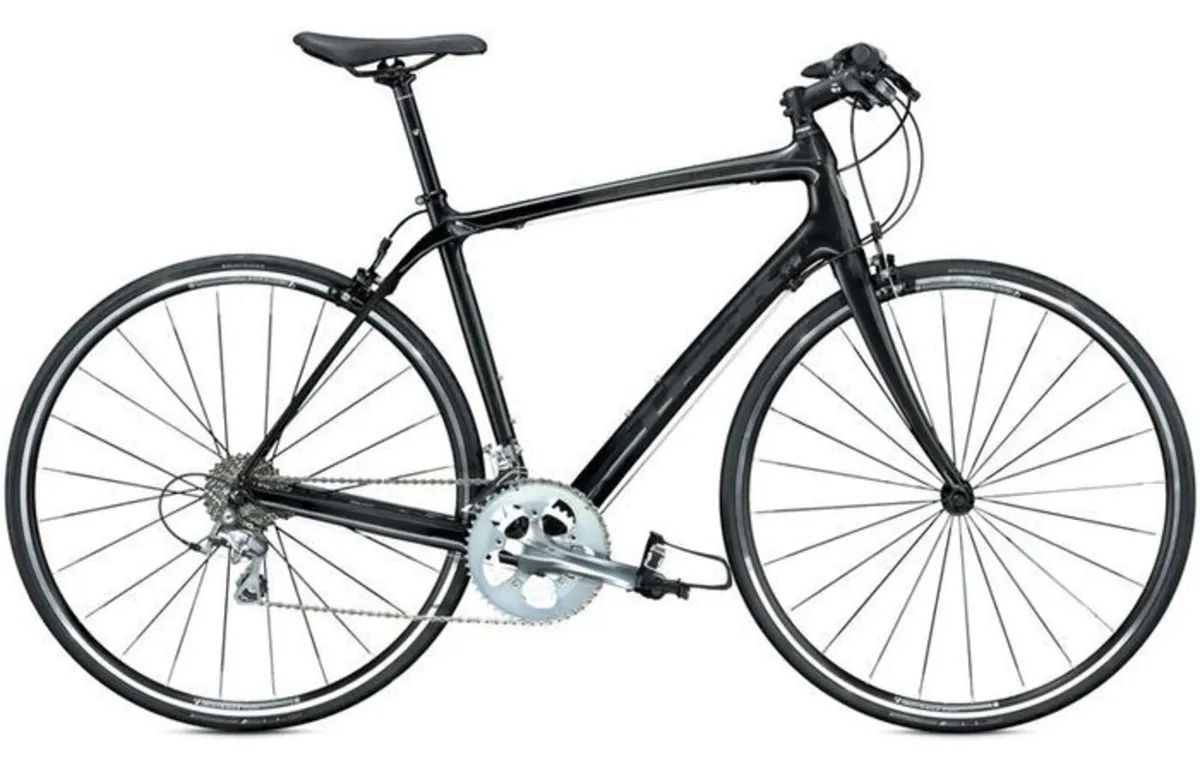 Trek 7.7 FX Hybrid Bike Black (54cm) - Image 4